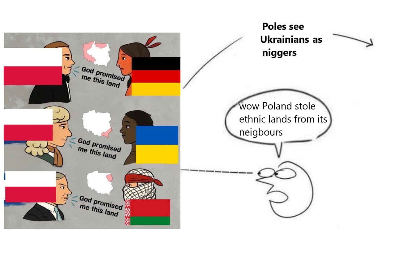 Poles see Ukrainians niggers Poland stole ethnic lands from its neigbours