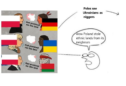 Poles see Ukrainians niggers Poland stole ethnic lands from its neigbours