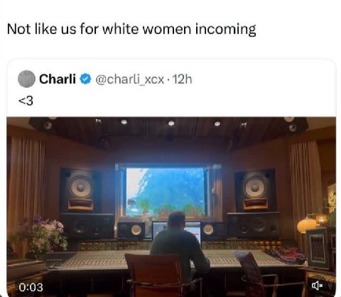Not like for white women incoming Charli <3 0:03