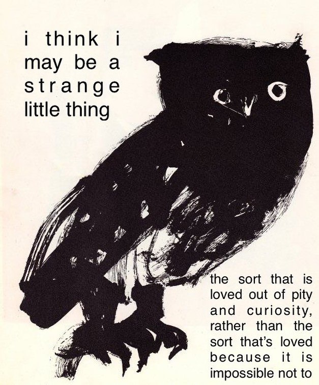 think may be a little thing 7 7 4, {7 sort that is loved out of pity and curiosity, rather than the sort that’s loved because it is impossible not to