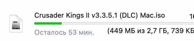 Crusader Kings (DLC) Mac.iso 1 Осталось 53 мин. (449 из 2,7 739