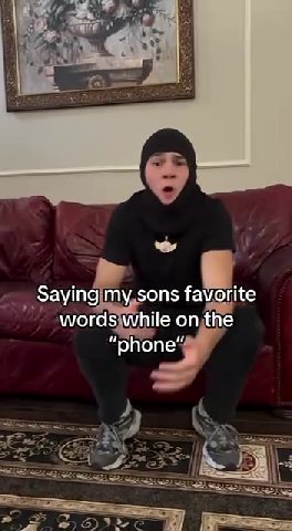Saying my;sons favorite words while on thé) > Sayingjmy,sons favjgtite