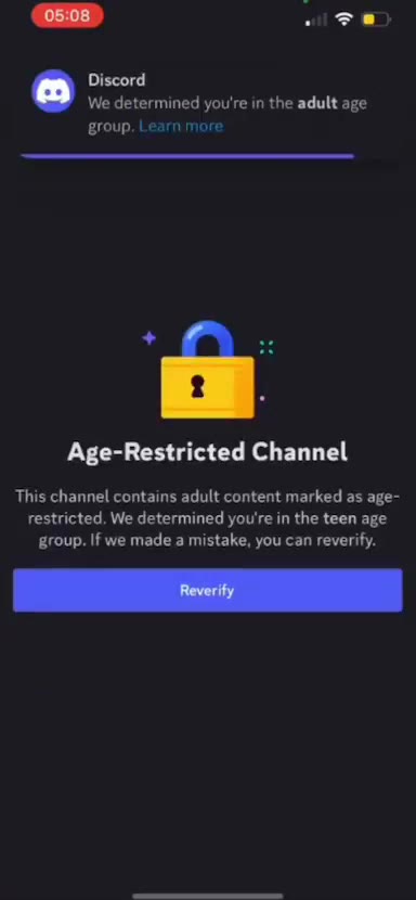 Close Verify age group Making sure you're areal person @ Slowly open your mouth again Come closer to the camera group, Learn more Age-Restricted Channel This channel contains adult content marked as а