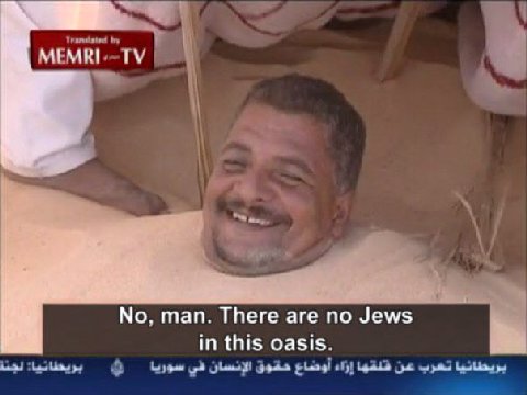 No, man. There are по Jews in this oasis.