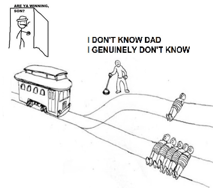 АВЕ WINNING, SON? DON'T KNOW DAD GEN DON'T KNOW rfl