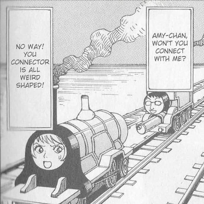 Won AMY-CHAN, WON'T YOU NO WAY! CONNECT you WITH ME? CONNECTOR IS ALL WEIRD SHAPED! NIN 7 AN