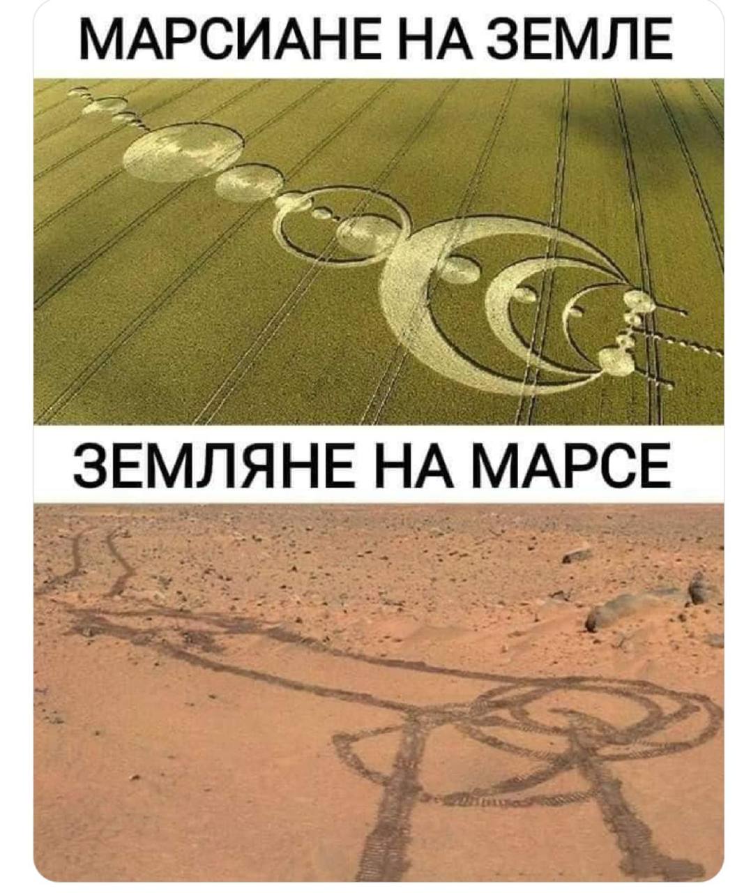 МАРСИАНЕ НА ЗЕМЛЕ ЗЕМЛЯНЕ НА МАРСЕ