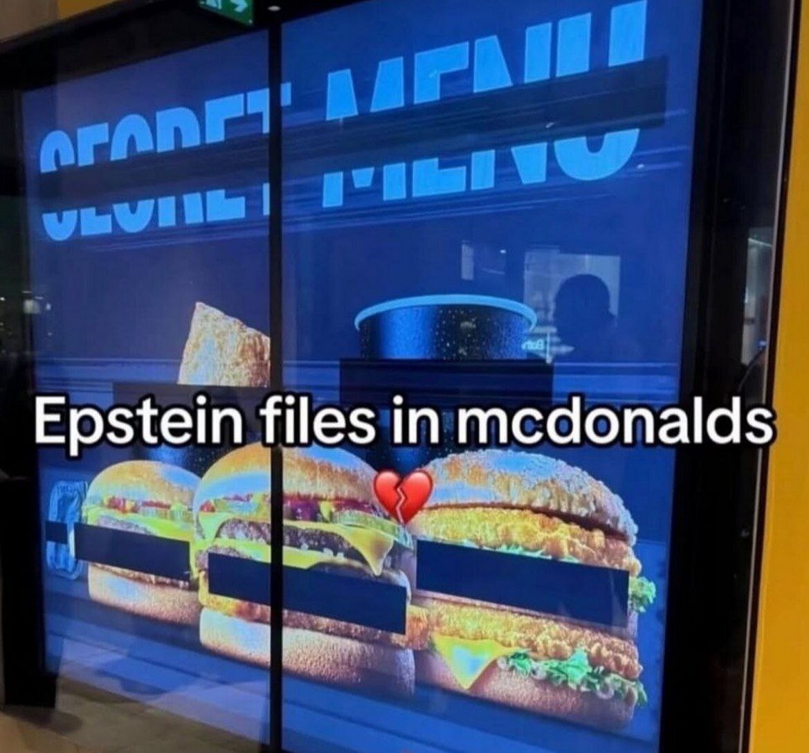 Epstein files in mcdonalds