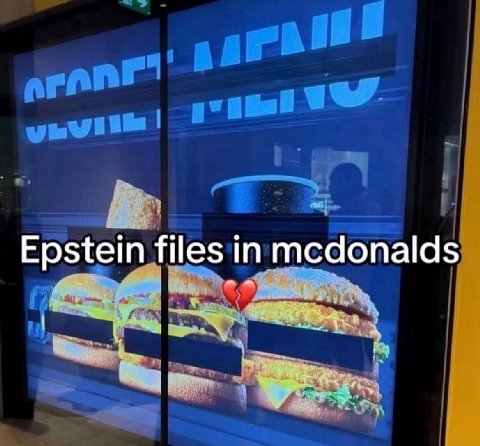 Epstein files in mcdonalds