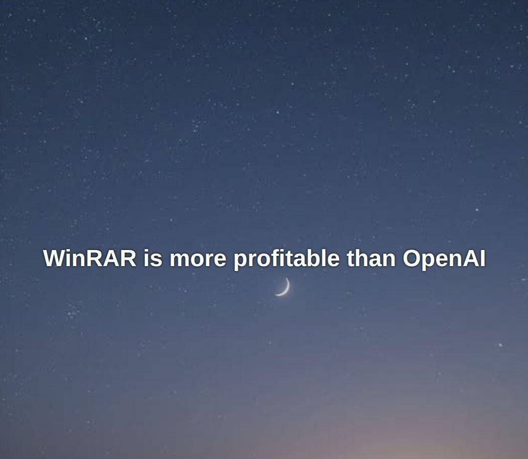 WinRAR is more profitable tha