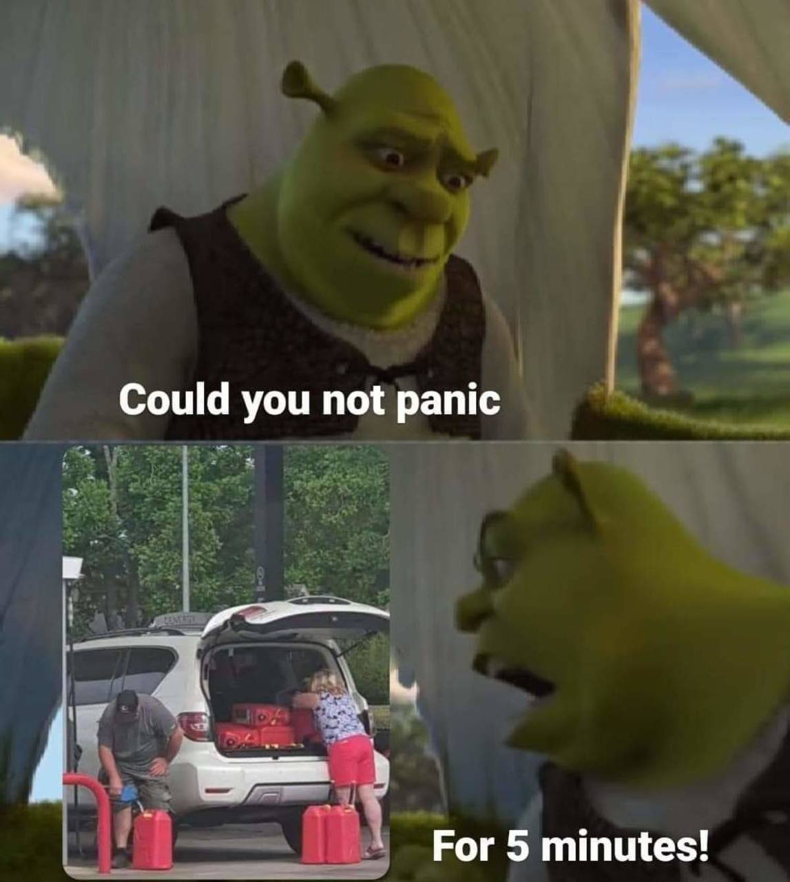 Could you not panic Рог 5 ттщез!