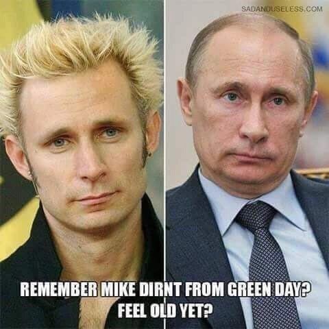 7 REMEMBER MIKE DIRNT FROM GREEN FEEL YET?