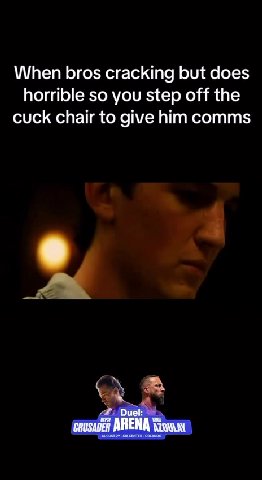 cuck chair to give him comms