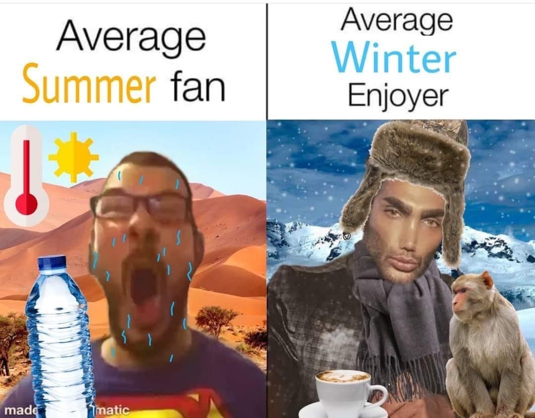Average Average Winter fan