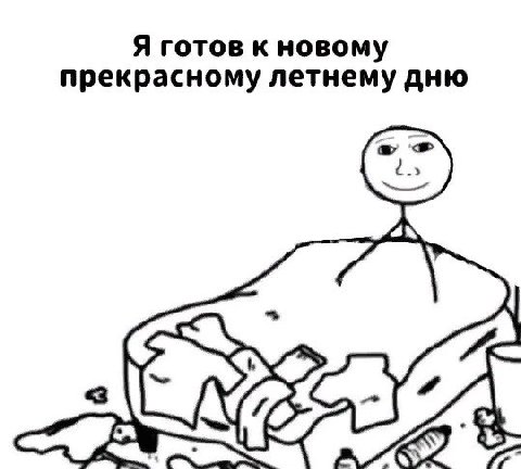 Я готов к новому прекрасному летнему дню