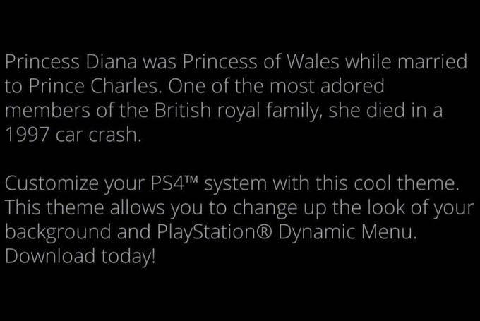 Princess Diana was Princess of Wales while married to Prince Charles. One of the most adored members of the British royal family, she died in a 1997 car crash. Customize your system with this cool the