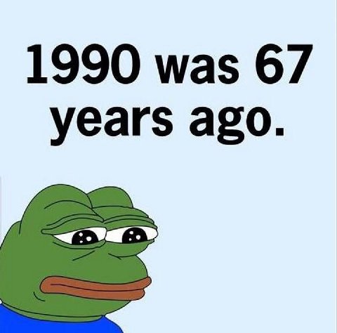 1990 was 67 years ago.