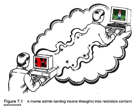 к 6 Figure 7.1 А тете admin turning insane thoughts што relatable content @secretxsnake