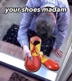 your shoes madam