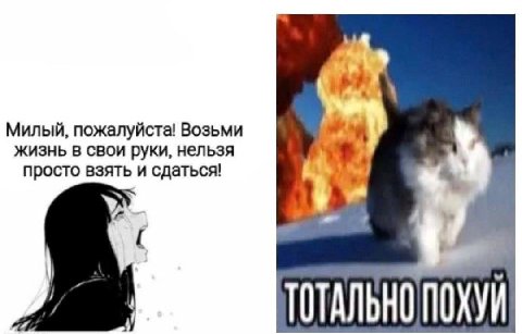 Милый, пожалуйста! Возьми жизнь в свои руки, нельзя просто взят и сдаться! ТОТАЛЬНО ПОХУЙ