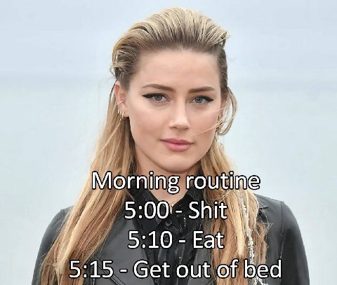 7. 5:00 Shit aly 5; 5 Get out’