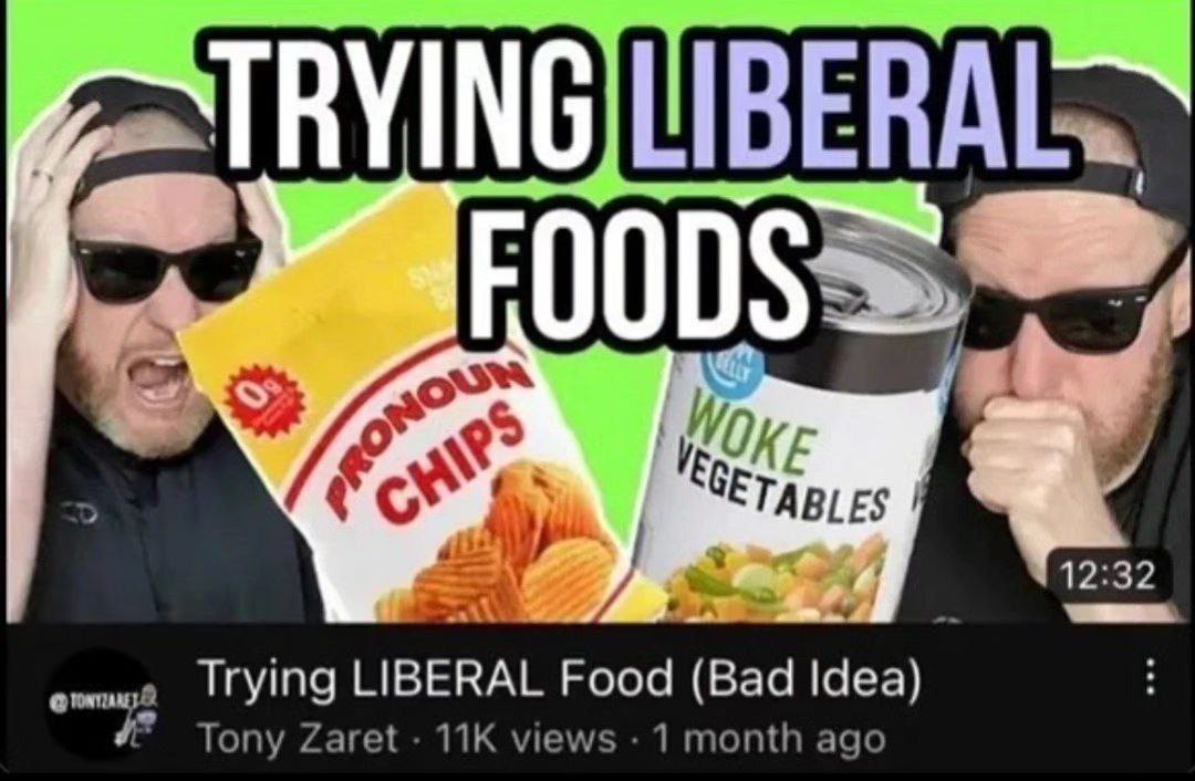 GET ABLES 12:32 Trying LIBERAL Food (Bad Idea) Tony Zaret views 1 month ago