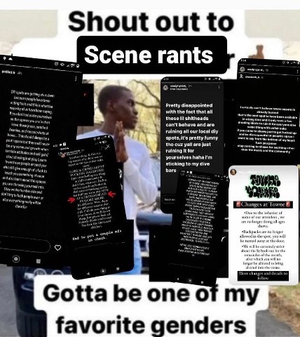 Scene rants 54 о on From оби spots are get ting shut down because people have been acting fools and thisis what the Pretty disappointed can’t towne square is majority of have boon saying. with the fac