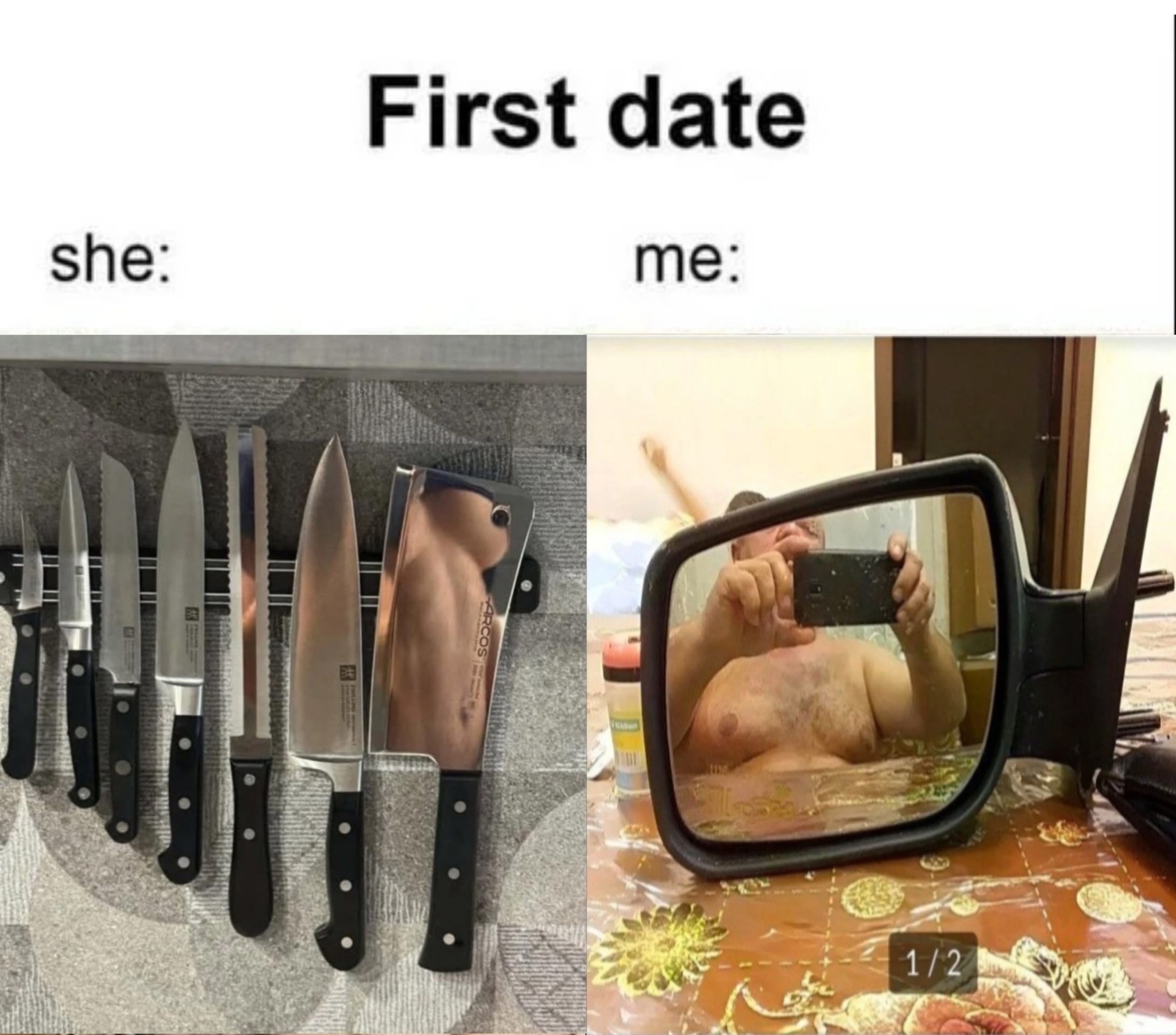 First date she: me iil Bow i 1/ SSS