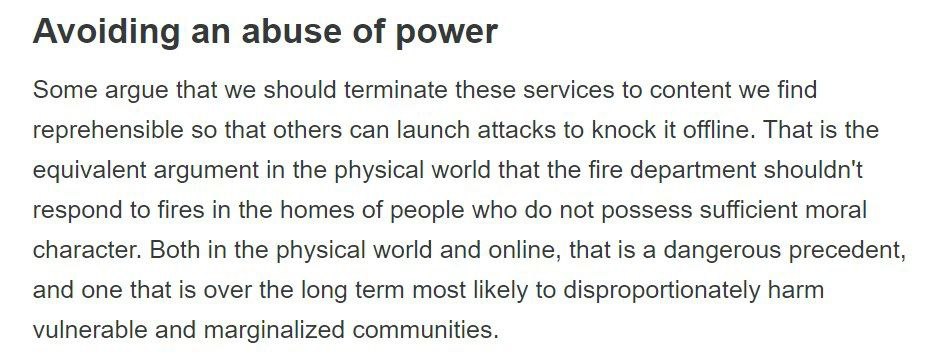 Oh, I see, CDN is good thing and CloudFlare isn't spawn of Antichrist
