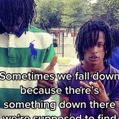 fall down because {Пеге’$ there Lin