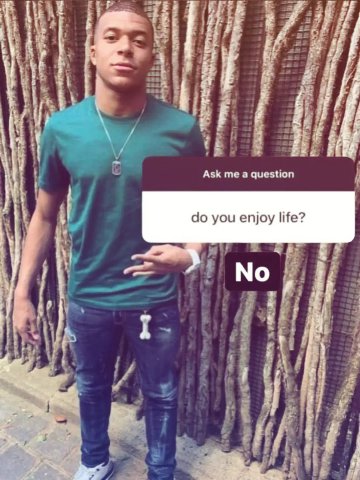 Ask me a question you enjoy life? я} 3 No И И