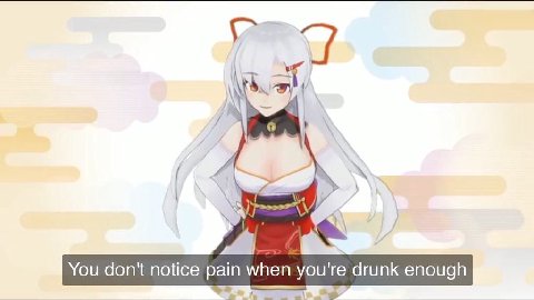 You don't notice рат when you're drunk enough