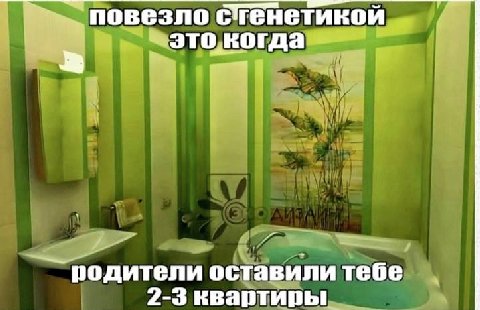 повезло стенетикой это когда родители оставили тебе 2-3