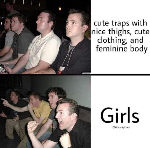cute traps with nice thighs, cute clothing, and feminine body I Is (With Vaginas)