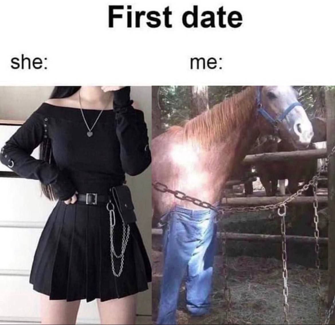 First date she: me