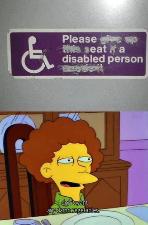 Please disabled person