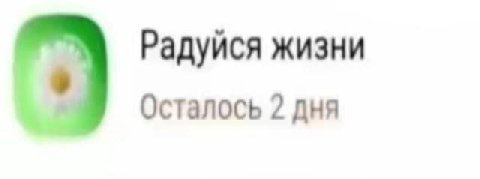 Радуйся жизни Осталось 2 дня