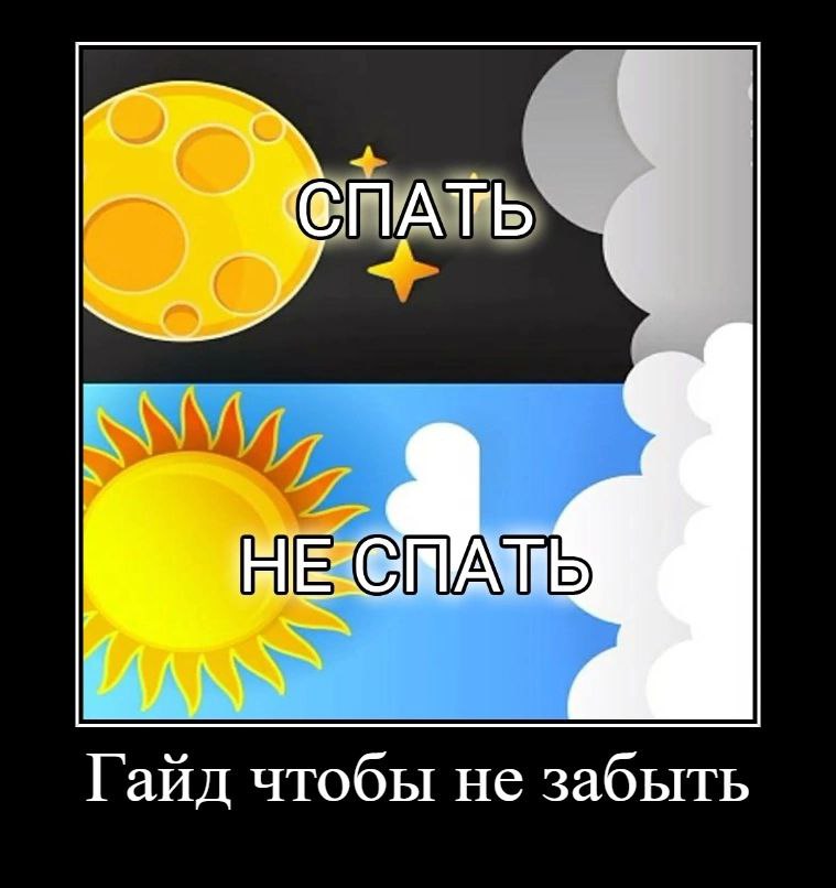 НЕ СЛАТЬ Гайд чтобы не забыть