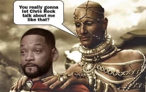 You really onna let Chris ock about me like that? 2: