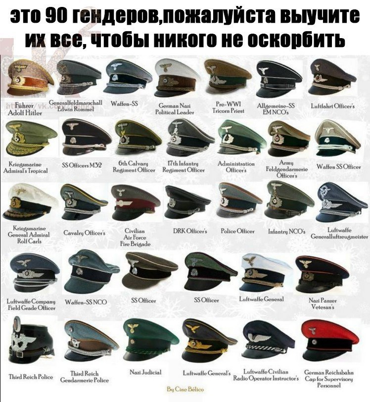 это 90 гендеров, пожалуйста выучите все, чтобы никого не оскорбить Generalleldmarschall Fuhrer Edwin German Nazi Pro- Allge: »meine-SS Adolf Hitler Political Leader Tricorn Priest EMNCOs 5% Kriegsmari