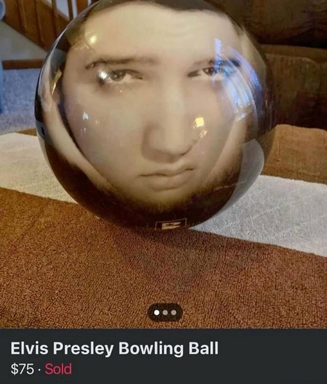 Elvis Presley Ball $75 Sold