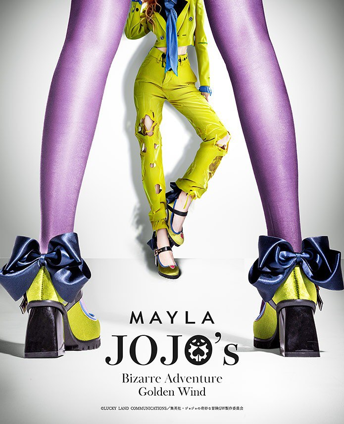 у 7 У MAYLA Bizarre Adventure Golden Wind LAND COMMUNICATIONS