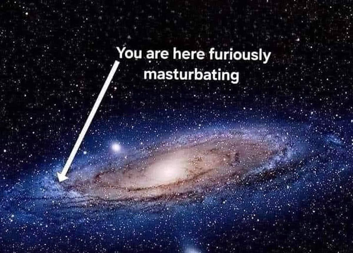 You are here furiously masturbating