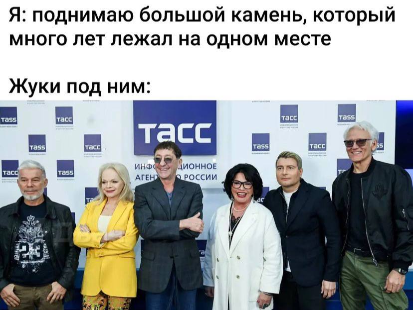Я: поднимаю большой камень, который много лет лежал на одном месте Жуки под ним: тасс ИНФ ДИОННОЕ РОССИИ АГЕ 7