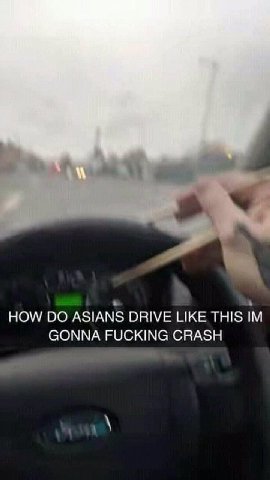 HOW ASIANS DRIVE LIKE THIS GONNA FUCKING CRASH