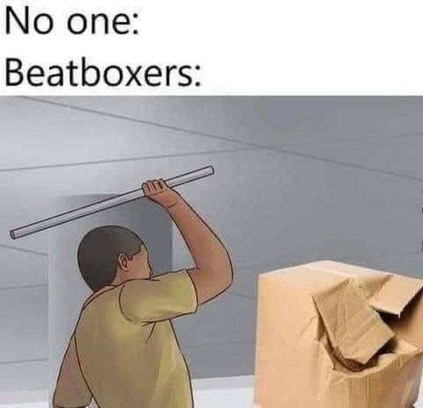 No one: Beatboxers: