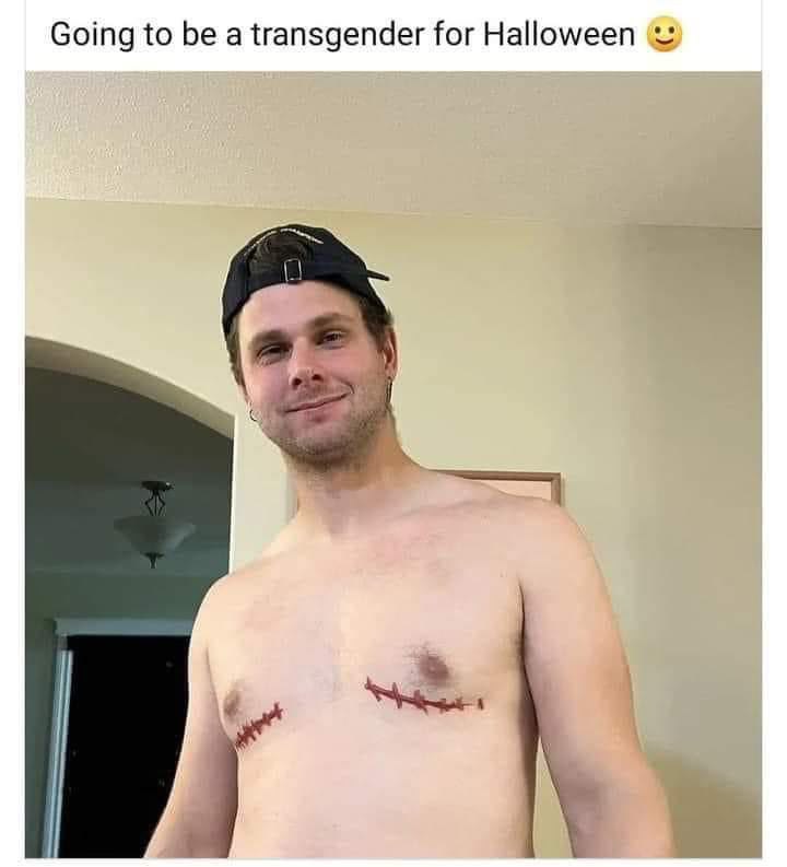 Going to be a transgender for Halloween