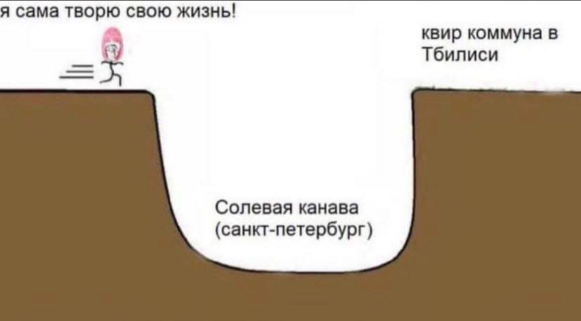 я сама творю свою жизнь! a квир коммуна в у Тбилиси Солевая канава (санкт-петербург)