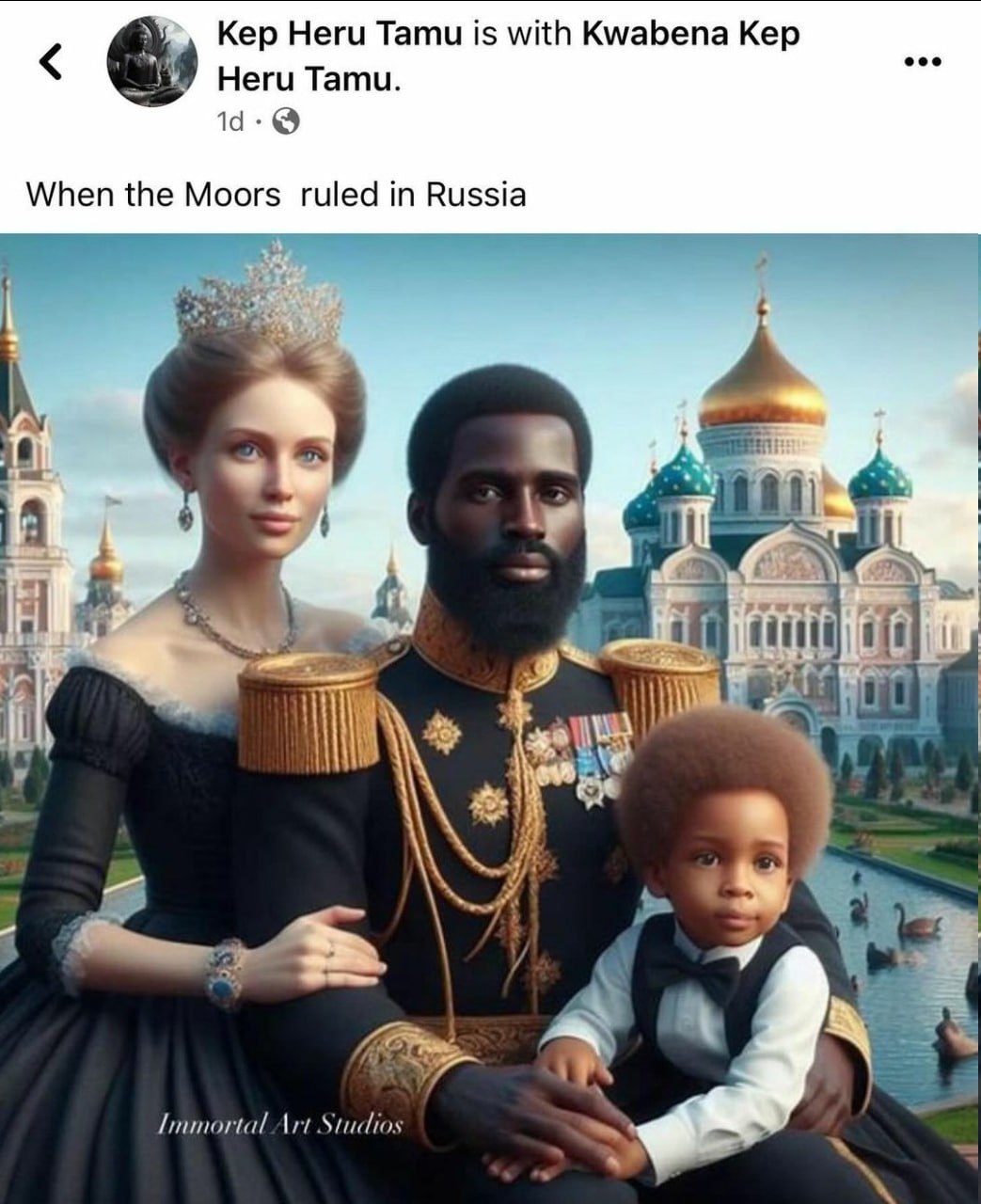 Кер Heru Tamu is with Kwabena Кер Tamu. When the Moors ruled in Russia Immortal Art Stud