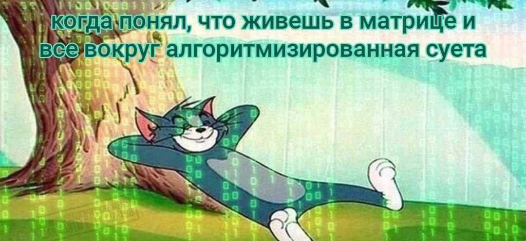 когда что живешь в матрице и алгоритмизированная суета у i 8